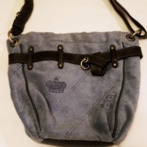 Juicy Couture Handbag - Dark Blue terry cloth
